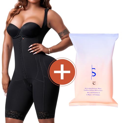 Image of Snatched Body Fajas Bundle | Black Stage 1 Faja M size and Body Wipes | Perfect Fit & Comfort