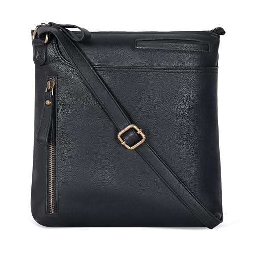 Leather Crossbody Bags for Women - Ladies Sling Handbags - Medium Cross body Purses Handbags - Purses For Women