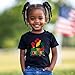 Goengmo Freedom Since 1865 Juneteenth Shirt Kids Gift Black Culture Shirt Crew Neck Tees 11-12 Years