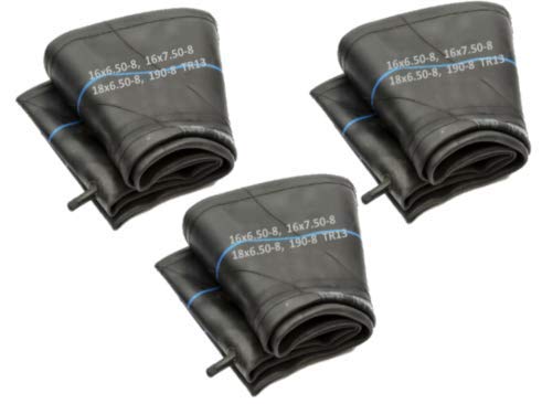 TreadX 3x Lawn Mower Inner Tubes 16x6.50-8 16x7.50-8 18x6.50-8 190-8 TR13 Straight Valve Inner Tubes Innertubes