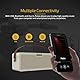 Hotone Gitarrenverstärker Bluetooth Multifunktionaler Touchscreen Gitarre Bass IR Gehäuse mit Multi FX Stereo Mobile APP Pulze (Weiß)