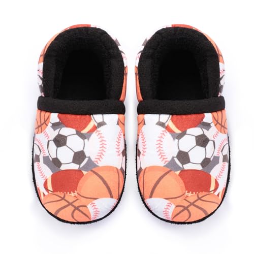 Secret Slippers TX-MCB818Y33 Boys Home Slippers Kids Warm Bedroom Slippers Fur Lined Winter Indoor Shoes  thumb #3