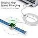 toaksi for Apple Watch Charger,2 in 1 USB/Type C Portable Magnetic Fast Charging Cable,Magnetic Wireless Charging Compatible with Apple Watch Series Ultra/SE/11/10/9/8/7/SE/6/5/4/3/2-6.6ft,White