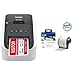 Brother QL800 Stampante Per Etichette, Collegabile a PC, Stampa a Due Colori, Rosso e Nero, Senza WiFi + Rotolo DK22205 di Etichette Carta Adesiva a Lunghezza Continua, 62 mm x 30.48 m