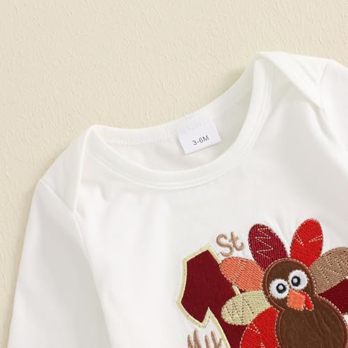 Baby Boy Girl Halloween Outfit Long Sleeve Newborn Pumpkin Romper Pant Set Cute Infant Fall Clothes with Hat 3PCS3