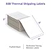 Rollo Direct Thermal Shipping Labels - Pack of 500 4x6 Thermal Labels Fanfold - Perforated and Strong Adhesive (Commercial Grade)