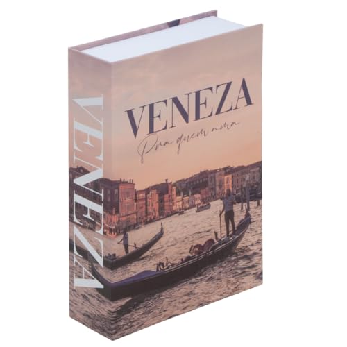 Cofre Secreto Porta Joias Com Chave Formato De Livro Real Veneza