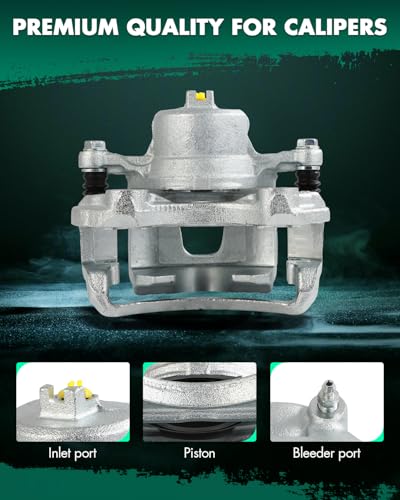 Image of SCITOO 19-B1219 Front Left Disc Brake Caliper w /Bracket Fit For INFINITI For I30 1996-1997 1999,For Nissan For Maxima 1989-1993 1995-1999,For Nissan For Sentra 2000 2003-2006, Single Piston