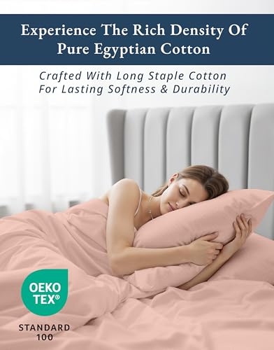 Image of LANE LINEN Disposable Sheets for Travel King Size Sateen - Veiled Rose | Rest Sheets Cooling Set King - 4-Piece Set, For A Luxurious Night's Sleep, For A Silky Hotel-Style Bed, Luxe Sheen