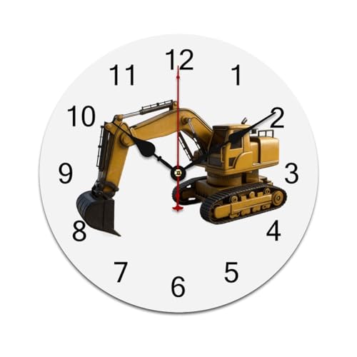Kuizee Silent PVC Wall Clock Non Ticking Battery Operated...