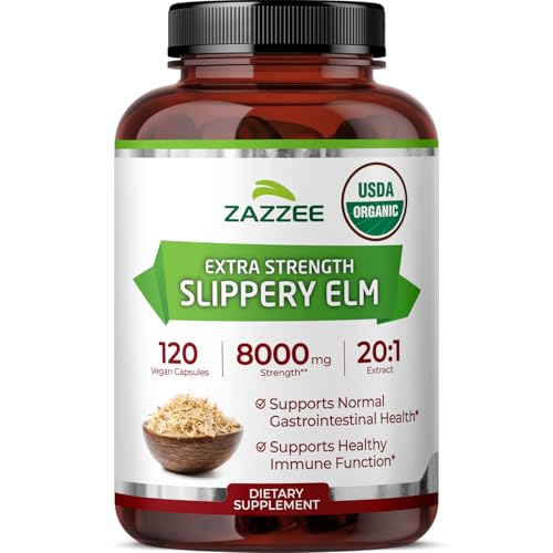 Zazzee USDA Organic Slippery Elm Extract