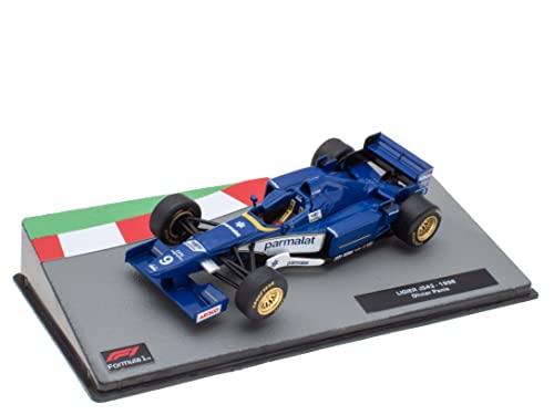 OPO 10 - Miniature car Formula 1 1/43 compatible with LIGIERS JS43 - Olivier Panis - 1996 - FD109, Blue