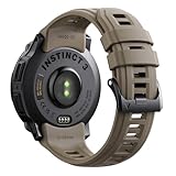 ANBEST Compatible avec Garmin Instinct 3 50 mm Bracelet de montre, bracelets de sport de rechange en silicone 26 mm pour Instinct 3 50mm Bracelet pour Instinct 3 50 Bracelet de montre
