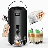 Nalison Electric Heating Insulated Beverage Dispenser-75 Cup Hot Drink Beverage for Catering-Stainless Steel Hot Beverage Dispenser 12 L/3.2...