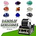 C1 Pro Brushless Rock Tumbler Kit - Professional Large 2.5LB Capacity, Up to 3X More Durable, Ultra Long Working Life Rotary Polisher with Full Accessories & Memory Function, Ideal for Adults Kids
