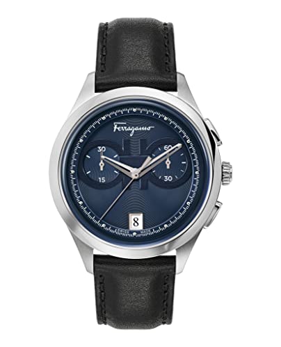 Salvatore Ferragamo Mens Blue 42 mm Ferragamo Racing Watch SFYI00221
