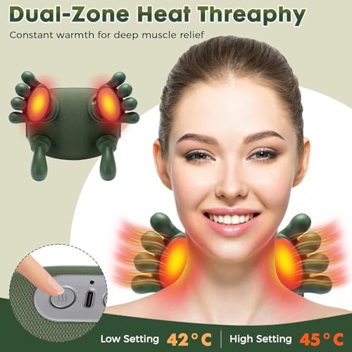 Image of Massager, Shoulder Massager, Massage Machine For Body Pain, Head Massager For Scalp, Scalp Massager, Heated Massage, Shoulder and Neck Massage, Pain Relief
