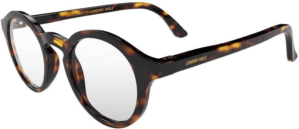 LONDON MOLE® Graduate reading glasses | Cool round panto shaped readers | Men’s Women’s Unisex | Spring hinges - Image 3