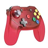Retro Fighters Brawler64 Wireless Edition N64 Controller - Compatible with Nintendo 64 - Red