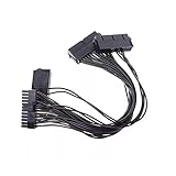 [Fácil de Transportar, Enchufar y Usar]: Cuando se conectan dos fuentes de alimentación, no es necesario actualizar las fuentes de alimentación existentes para los componentes de la computadora. El dual PSU 20+4 pines cable de extensión puede proporcionar más energía y es extremadamente liviano con solo 110 gramos, lo que lo hace fácil de transportar.