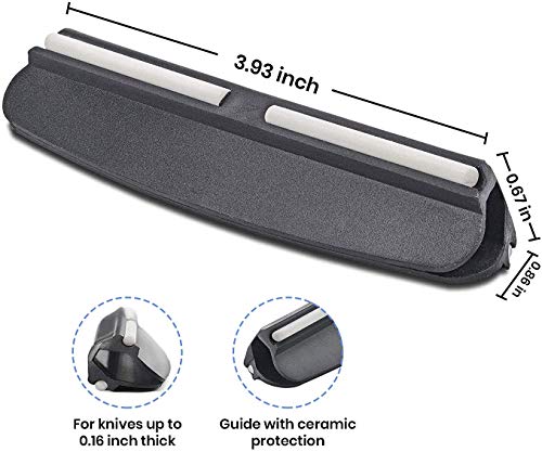 Sharphos Double Sided Diamond Sharpening Stone Plate Knife Sharpener Honing Polishing 6 Inch X 2.5 Inch (600/1200 Grit) #TOP1