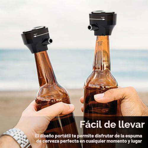 Miniatura 2 de Fabricante De Espuma Para Latas De Cerveza, Mini Barril Growler, Dispensador Portátil De Espuma Ultrafina Para Cerveza, Mini Kegerator Para El Hogar, Mejora La Espuma Ultrafina, Mantiene El Sabor De L
