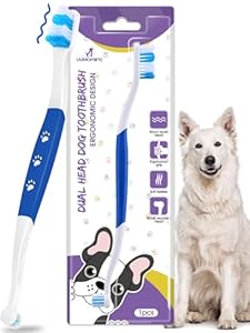 VVHOMIFE GYS01 Doppelkopf Hundezahnbürste