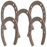 BESPORTBLE Herraduras Suerte Doradas para Colgar en Pared, 5 Piezas para Decoración de Bodas y Manualidades