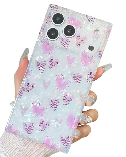 Coque iPhone texture perlée rose pour vos sorties quotidiennes