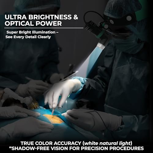 Image of OTICA 10 Watt ENT Surgical LED Headlight for Doctors Hospital and Multi Purpose (Non-Adjustable Focus of Light)
