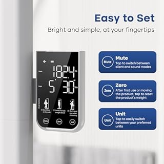 GE Digital Physician Scale BMI: Ultrasonic Electronic Height and Weight Scale 76” Height Measuring Device Accurate Body Weight 485 lb/220 kg Capacity
