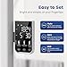 GE Digital Physician Scale BMI: Ultrasonic Electronic Height and Weight Scale 76” Height Measuring Device Accurate Body Weight 485 lb/220 kg Capacity