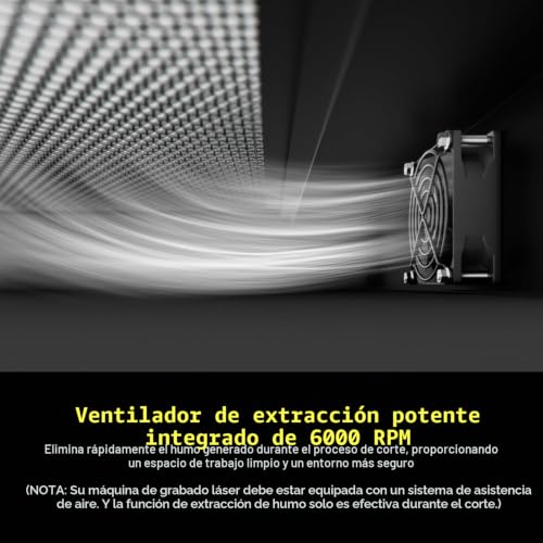 Miniatura 6 de Sculpfun H5 - Mesa De Panal De Abeja Láser Con Sistema De Escape, 400 X 400 Mm, Para Grabadora Láser S9 S10 S6 S30 Sf-A9 A5 Pro