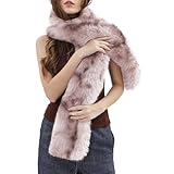 1. Matériau : cette écharpe en fausse fourrure pour femme est fabriquée en 100 % polyester, la doublure est 97 % polyester, 3 % élasthanne, confortable, douce et chaude.