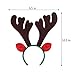 Fascigirl Christmas Antlers Headband, 6Pcs Xmas Headbands for Girls Christmas Party Hair Hoop Holiday Decorations Hair Accessories Birthday Gifts