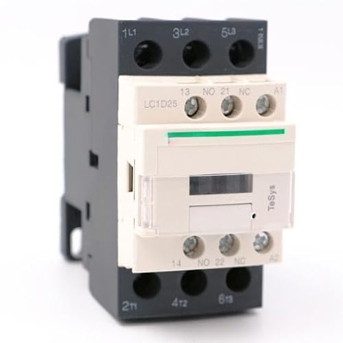 JFQOWCMP LC1D25LE7 AC Contactor 3P 3NO LC1-D25LE7 25A 208V AC Coil