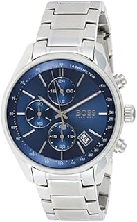BOSS Chronograph Quartz Watch for Men with Silver Stainless Steel Bracelet - 1513478