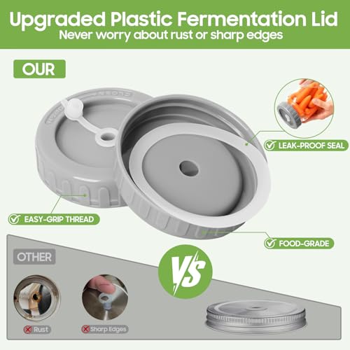 4-Pack Mason Jar Fermentation Kit