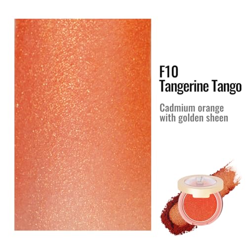 Oulac Shimmer Blusher for Cheeks Make up Hydrating & Moisturizing Face Blush Glowy, Long-Lasting Fade & Sweat Resistant - Image 2