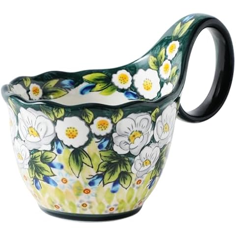 ALMA 2025 Floral Green Soup Bowl Cover