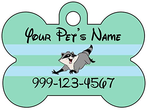 Meeko | Pocahontas Pet Id Dog Tag | Personalized for Your Pet