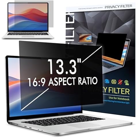LAMA 13.3 Inch Laptop Privacy Screen Protector Cover