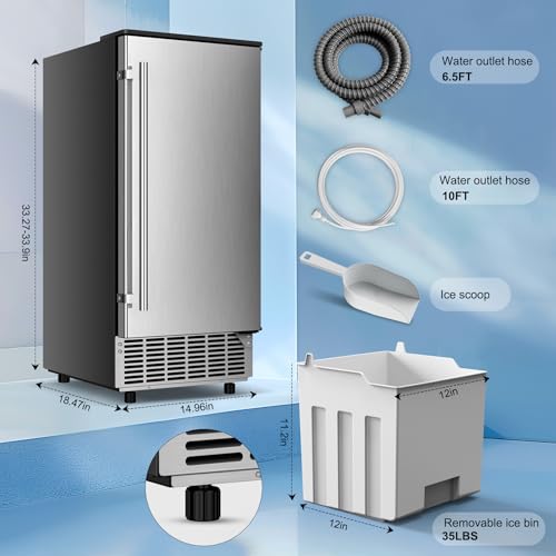 Rapsuar LMHK36 Under Counter Ice Maker thumb #4
