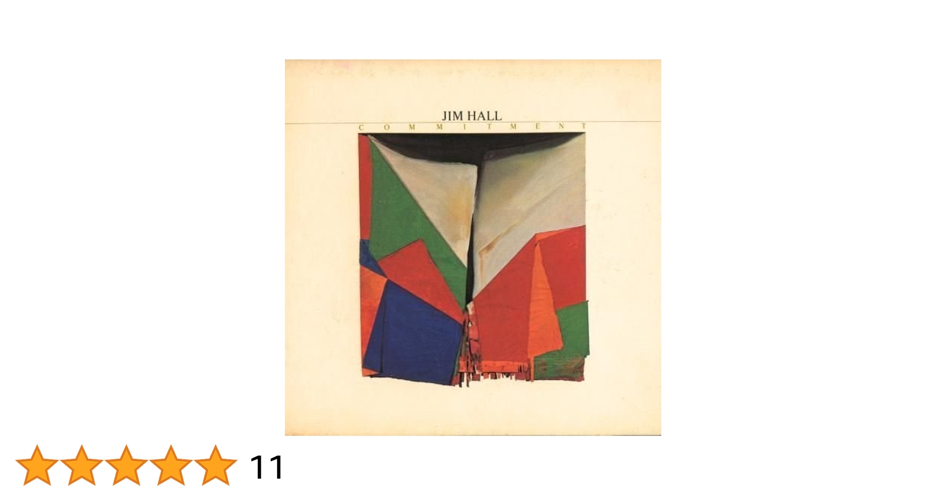 【ジャズ】【Horizon 廃盤】 Jim Hall / Commitment Jim Hall – Commitment – Vinyl (Terre Haute Pressing, LP