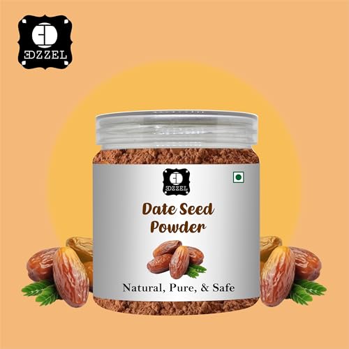 Image of EDZZEL Dry Roasted Date Seed Powder | Rich Roasted Aroma | Beverages Baking Desserts Coffee Alternative Mix