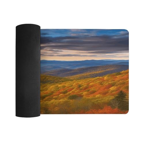 Blue Ridge Parkway Mountains Pad Grande de Goma 30x60 cm miniatura 3