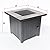 OutVue 30" Propane Fire Pit with Real Ceramic Tabletop, 50000 BTU Gas Fire Pit Table with Lid & Glass Rock, Outdoor Fire Pit for Dining or Party, Firepit for Outside, Patio, Garden, Yard