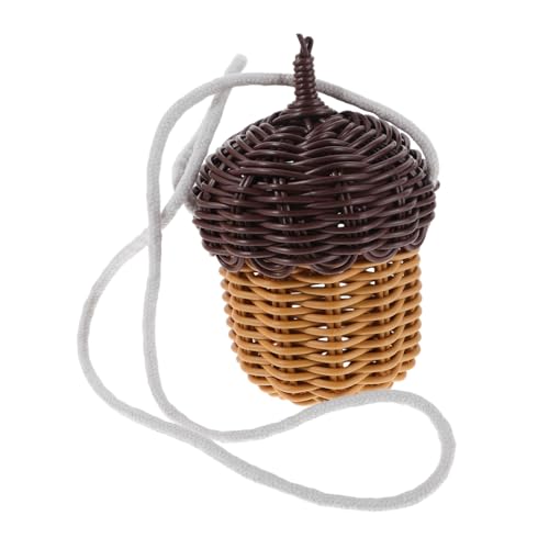jojofuny Mini Geflochtene Umhängetasche Crossbody Bag Simulation...
