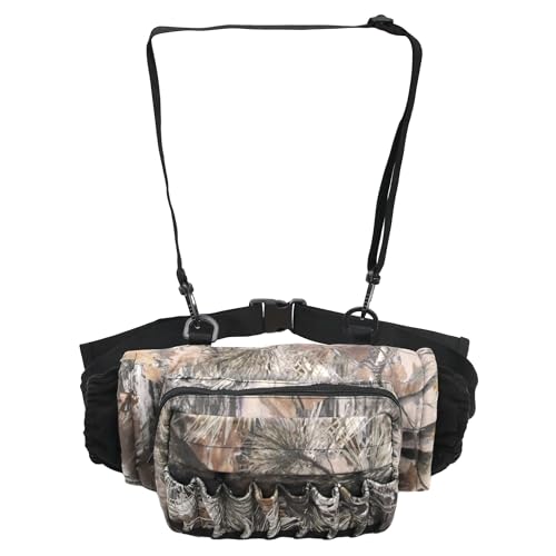 MYDAYS OUTDOOR Camo Waist Pack Bag with Handwarmer Hunting Fanny Pack with Adjustable Belt Lightweight Hunting Waist Pouch Bag for Winter Outdoor Hiking Climbing Fishing