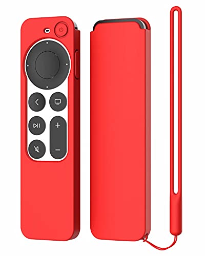 ARSUNOVO Protective Silicone Case Compatible with 2021 2022 Apple TV Siri 4K (2nd & 3nd Generation) Remote,Anti-Slipping Durable Full Protection